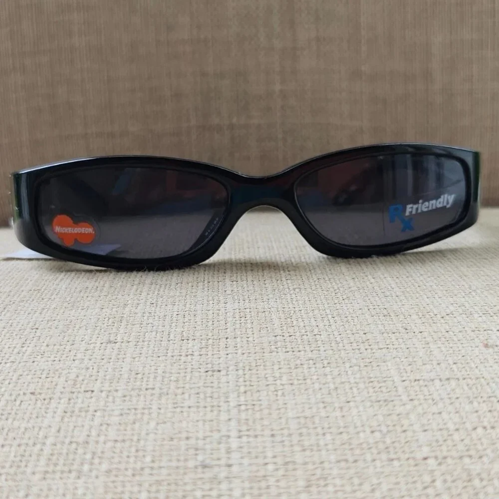 Nickelodeon Viacom Kids Toddler Sunglasses ENERGY Black 49[]16 120 NWT